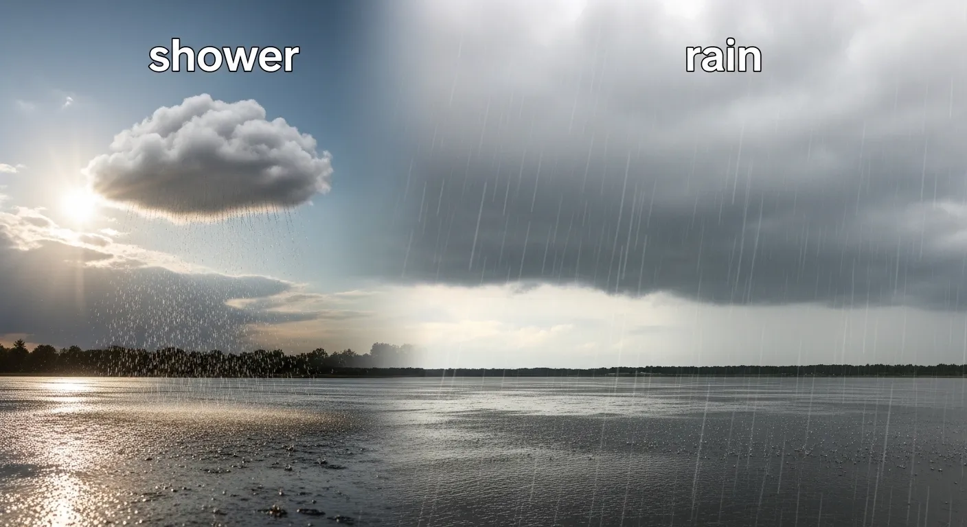 Difference Between Showers and Rain