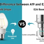 difference between a19 and e26