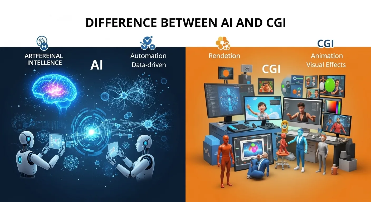 difference between ai and cgi