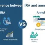 difference between ira and annuity