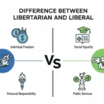 difference between libertarian and liberal