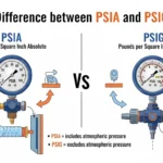 difference between psia and psig