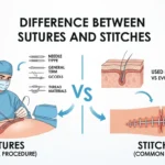 difference between sutures and stitches
