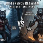 difference between werewolf and lycan