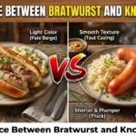 difference between bratwurst and knockwurst
