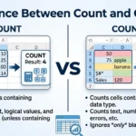 difference between count and counta