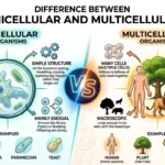 difference between unicellular and multicellular