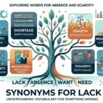 synonyms for lack