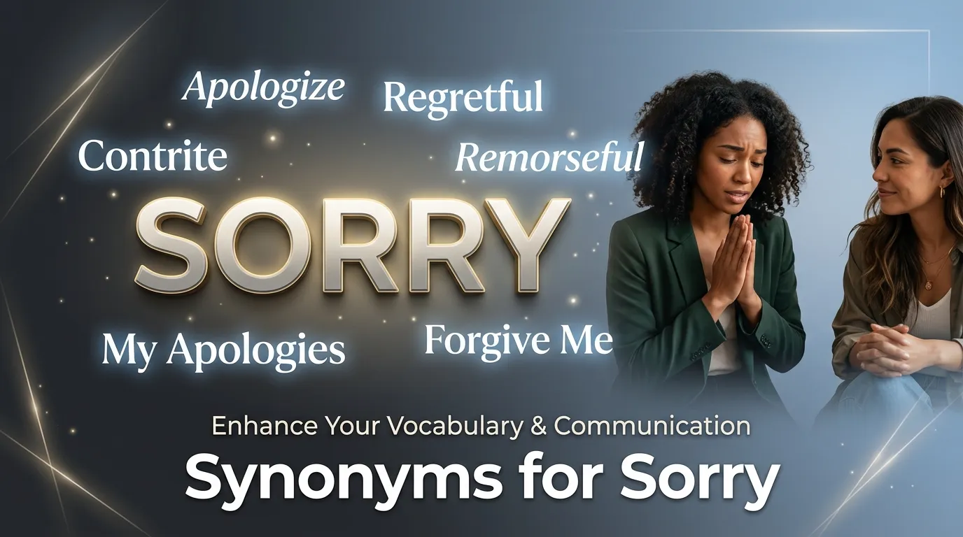 synonyms for sorry
