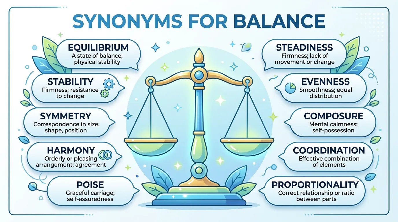 synonyms for balance