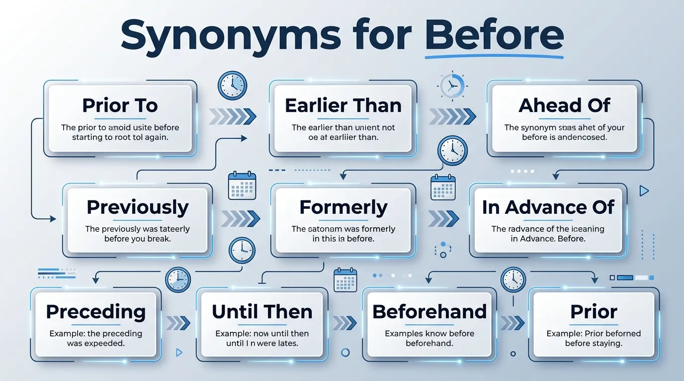 synonyms for before