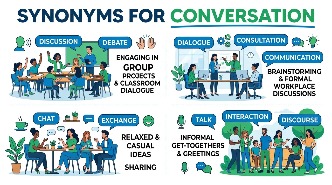 synonyms for conversation