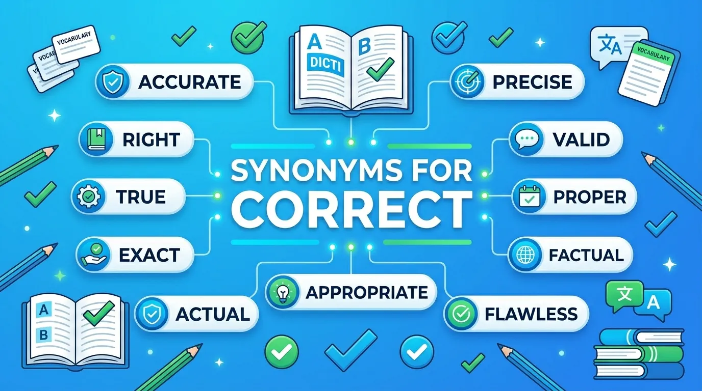 synonyms for correct
