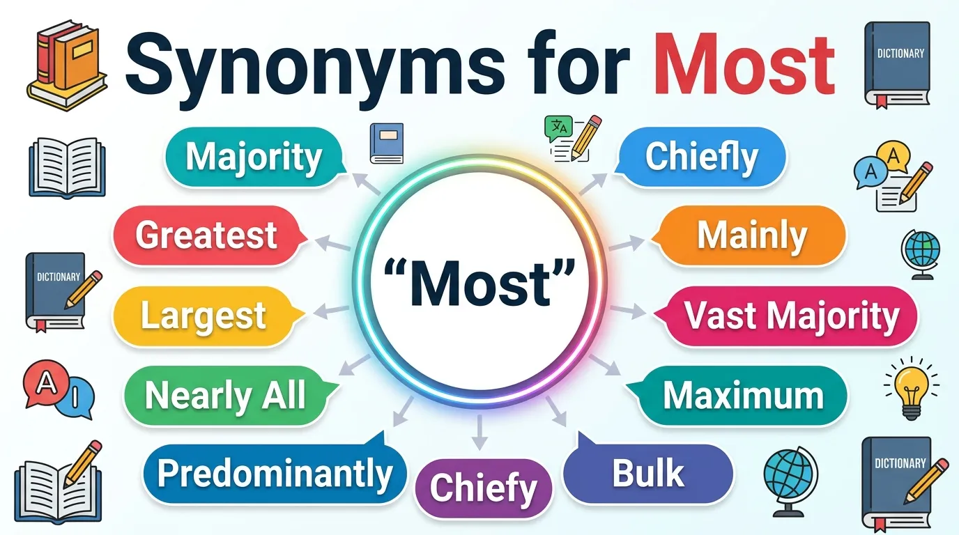synonyms for most