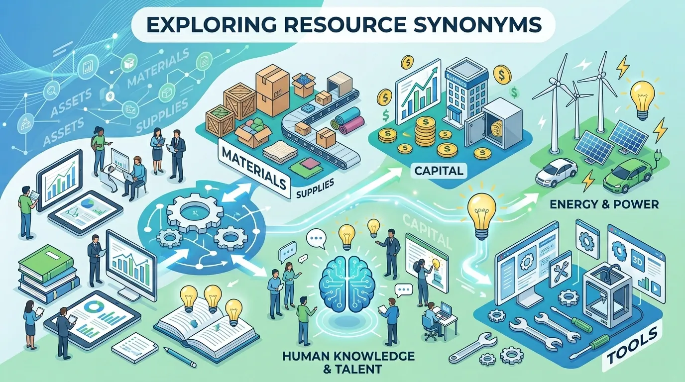 synonyms for resources