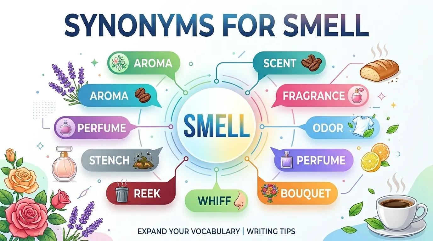 synonyms for smell