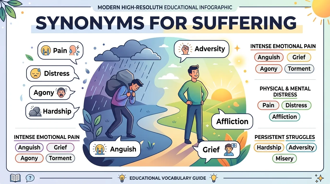 synonyms for suffering